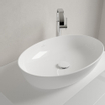 Villeroy & Boch Artis opzetwastafel ovaal 61x41x12.5cm Ceramic+ zonder kraangat zonder overloop stone white SW209529