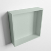 Mondiaz Easy nis 29.5x29.5x8cm - inbouw/opbouw - 1 open vak - Solid surface - Greey SW643618