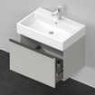 Duravit D-Neo wastafelonderkast 68.4x44x44.2cm 1 lade Betongrijs Mat SW641221