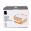 Umbra Stowit opbergbox 15x17x11cm Rubberhout Naturel SW539377