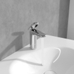 Villeroy & Boch Antao Eengreeps wastafelkraan - met Push-Open afvoergarnituur - chroom SW974137