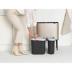 Brabantia Bo Touch Bin Afvalemmer - 11+23 liter - 2 kunststof binnenemmers - metallic gold SW1117513
