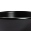 QeramiQ Dely Waskom - 20x20x9cm - keramiek - rond - mat zwart SW1182465
