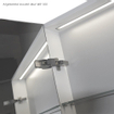 Saniclass Dual spiegelkast 80x70x15 indirecte LED verlichting 2 deuren legno antracite SW242127