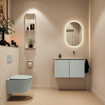 MONDIAZ TURE-DLUX 80cm toiletmeubel Greey. EDEN wastafel Ostra positie rechts. Zonder kraangat. SW1104855