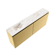 MONDIAZ TURE-DLUX 120cm toiletmeubel Oro. EDEN wastafel Frappe positie links. Zonder kraangat. SW1102897