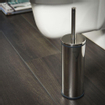 Tiger Boston Toiletborstelhouder - gesloten - staand - gepolijst RVS CO307430346