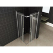 Wiesbaden Entra hoekinstap cabine met 2 schuifdeuren 900 x 900 x 2000 x 8 mm nano helder glas/chroom SW295936