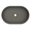 Arcqua Case waskom - ovaal - 55x36cm - mat quartz grijs SW1209103