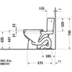 Duravit D-code WC-zitting 47.5x36x5cm Kunststof wit Glanzend 0293111