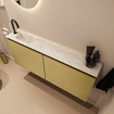 MONDIAZ TURE-DLUX 120cm toiletmeubel Oro. EDEN wastafel Ostra positie links. Met 1 kraangat. SW1105214