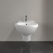 Villeroy & Boch O.novo wandbidet met overloop 1 kraangat wit 0124158