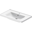 Duravit D-Neo wastafel met wondergliss 80x48x16.5cm 1 kraangat rechthoek Keramiek Wit SW640501
