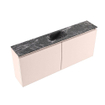 MONDIAZ TURE-DLUX 120cm toiletmeubel Rosee. EDEN wastafel Lava positie midden. Met 1 kraangat. SW1103974