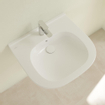Villeroy & Boch O.novo Vita wastafel Vita met 1 kraangat met overloop 60x55cm ceramic+ wit 1025050