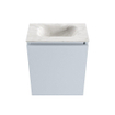 MONDIAZ TURE-DLUX 40cm toiletmeubel Clay. EDEN wastafel Ostra positie midden. Zonder kraangat. SW1104789