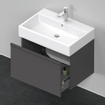 Duravit D-Neo wastafelonderkast 68.4x44x44.2cm 1 lade Grafiet Mat SW640713