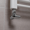 Riko luxe therm.rad.aansluitset haaks verkeerd rechts chroom SW159200