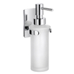 Smedbo Pool Zeepdispenser - 200ml - wandmontage - chroom/mat glas SW13347
