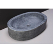 Forzalaqua Firenze waskom 50x30x12cm Ovaal Natuursteen Cloudy marmer gezoet SW67695