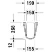 Duravit D Code sifonkap voor wastafel wit 0315105