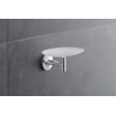 Duravit Starck T Zeephouder - wandmodel - 14x10.6cm -matglas - chroom SW297110