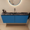 MONDIAZ TURE-DLUX 120cm toiletmeubel Jeans. EDEN wastafel Lava positie midden. Zonder kraangat. SW1103841