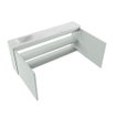 MONDIAZ TURE-DLUX 120cm toiletmeubel Greey. EDEN wastafel Opalo positie links. Zonder kraangat. SW1104355