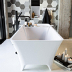 MONDIAZ LUNDY Vrijstaand bad - 170x75cm - talc SW491602