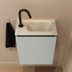 MONDIAZ TURE-DLUX 40cm toiletmeubel Greey. EDEN wastafel Ostra positie rechts. Met 1 kraangat. SW1104853