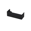 INK P2O Wastafelonderkast - 120x45x37.6cm - 1 lade - push 2 open - recht opdekfront - MDF lak zwart mat SW439286