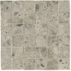 FAP Ceramiche Nativa va Grey macro mosaico zijde glans anticato 5x5 op net SW955588