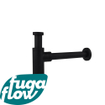 FugaFlow Efficiente Sobrado design bekersifon 1.1/4" voor wastafel mat zwart - SW1125285