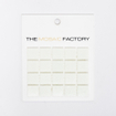 SAMPLE The Mosaic Factory Amsterdam mozaïektegel 2x2x0.4cm voor wand en vloer voor binnen en buiten vierkant Glas Ultra Wit SW861836