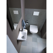 Duravit DuraStyle fontein kraangat rechts 36x22cm wit SW197110