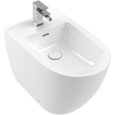 Villeroy & Boch Subway 3.0 staand bidet 37x59.5cm m. kraangat m. overloop wit alpin SW762390