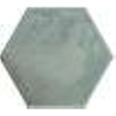 SAMPLE Cifre Cerámica Hexagon Moon wandtegel Green (Groen) SW1130600