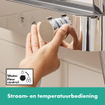 Hansgrohe Pulsify Select badthermotaat met showertablet 40cm chroom SW651028
