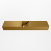Mondiaz TYNE Fontein - 110x23x12cm - wasbak midden - zonder kraangaten - solid surface - Oro SW1026157