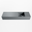 Mondiaz TYNE Fontein - 80x23x12cm - wasbak Rechts - zonder kraangaten - solid surface - Plata SW1026128