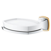 GROHE Grandera Zeepschaal - met houder - wandmontage - chroom/goud SW930512