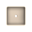 Arcqua Case waskom - vierkant - 37x37cm - mat zand SW1209083