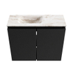 MONDIAZ TURE-DLUX 60cm toiletmeubel Urban. EDEN wastafel Frappe positie links. Zonder kraangat. SW1102613