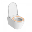 Duravit SensoWash D-Neo douchewc compact rimless diepspoel 37.8x57.7cm met closetzitting wit SW962033