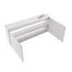 MONDIAZ TURE-DLUX 120cm toiletmeubel Cale. EDEN wastafel Ostra positie rechts. Zonder kraangat. SW1104771