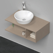 Duravit D-Neo wastafelonderkast 80x26x48cm Linnen Mat SW641126