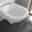 Villeroy en Boch O.novo Vita closetzitting met deksel met softclose met greeprand met quick release wit 1025073