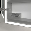 Villeroy & Boch My view spiegelkast 80x75cm 2 deuren 2 contactdoos LED SW641657