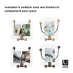 Umbra Woody fotolijst 13x25x31cm staand glas zwart/naturel TWEEDEKANS OUT13058