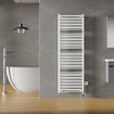 Wiesbaden Elara elektrische radiator Smart WiFi 181,7 x 60 cm glans wit SW1119298